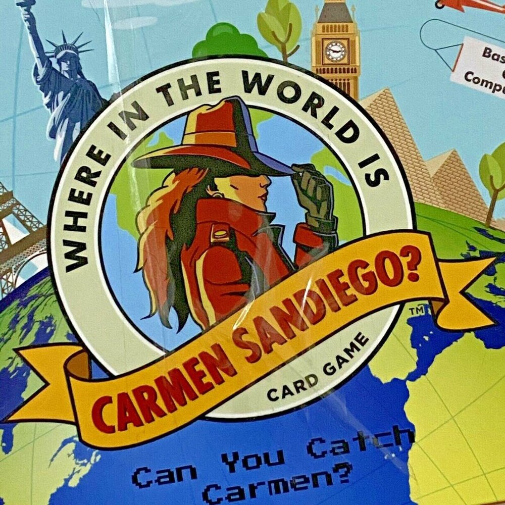 Pressman Where in the World Is Carmen‎ Sandiego Game